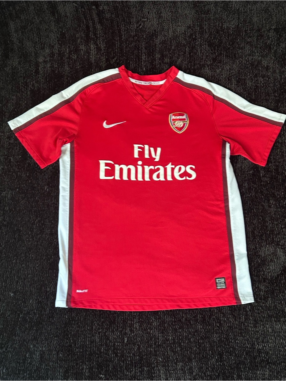 Arsenal 08/10 Nike Home Jersey Size L